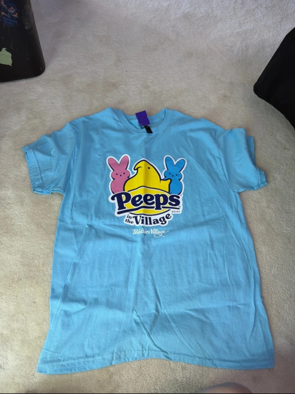 Gildan Light Blue Peeps Graphic Tee